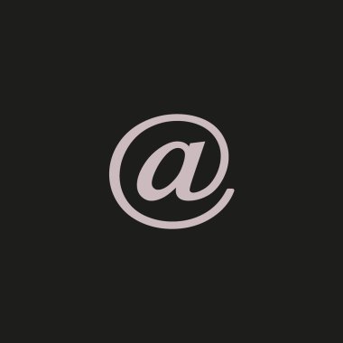 basit minimalisitc vektör simgesi simgesi