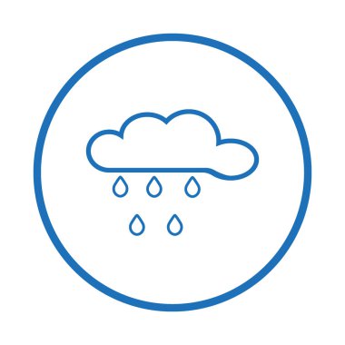 bulut web simgesi, vektör illüstrasyonu 