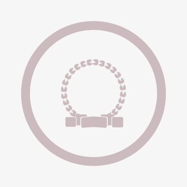 kupa düz simgesi, vektör illüstrasyonu  