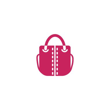kadın el çantası düz simgesi 