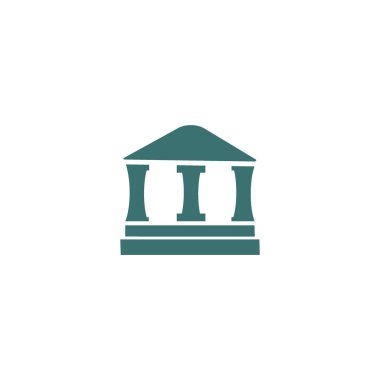 ev düz simgesi, vektör illüstrasyonu