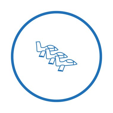 Oryantal uçak logo şablonu