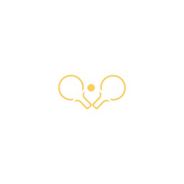 Raketleri ve tenis oynamak için topu illüstrasyon vektör