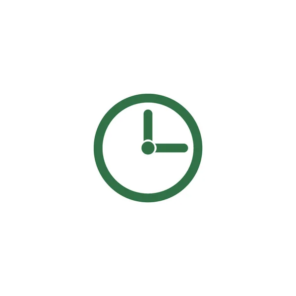 Vector Reloj Icono Web Minimalista — Archivo Imágenes Vectoriales