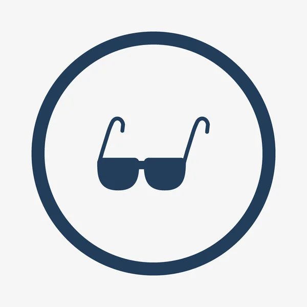Sunglasses Flat Icon Vector Illustration — Stock Vector