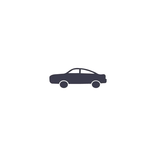 Minimalistic Vector Icon Passenger Car — Stock Vector