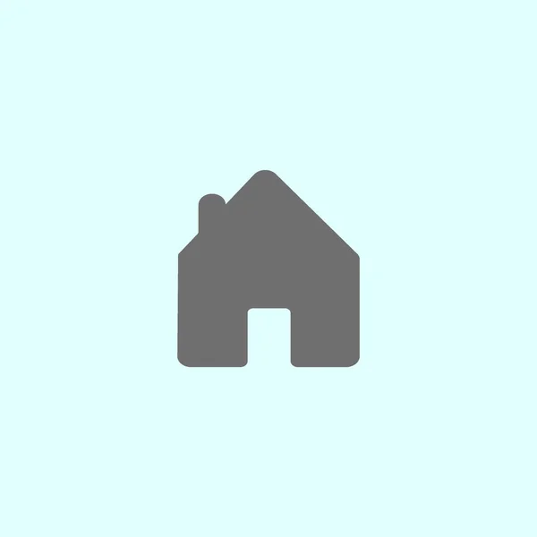 House Flat Icon Vector Illustration — Stock Vector