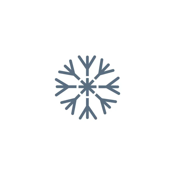 Minimalistic Illustration Snowflake Vector Icon — Stock Vector