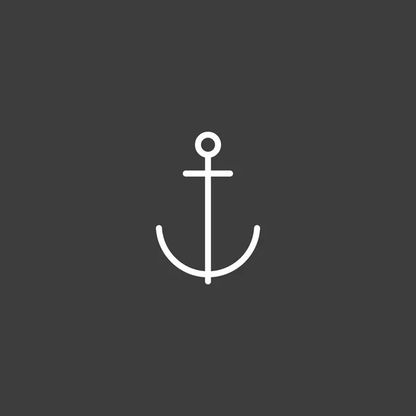 Anchor 아이콘 Vector Illustration — 스톡 벡터