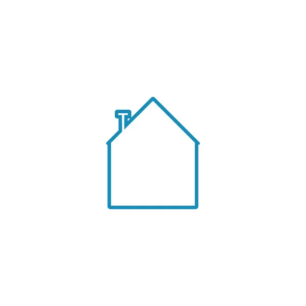 Minimalistic Icon House Vector Illustration — Stock Vector