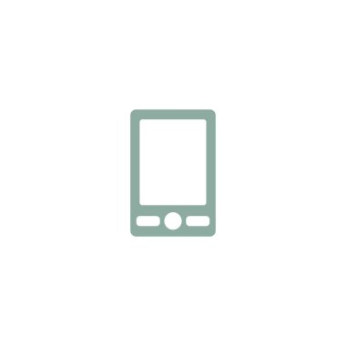 akıllı telefon düz simgesi, vektör illüstrasyonu  