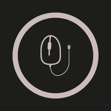 bilgisayar fare düz kutsal kişilerin resmi, vektör, illüstrasyon