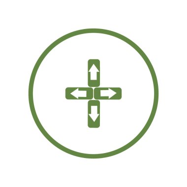 Renkli oklar illüstrasyon vektör