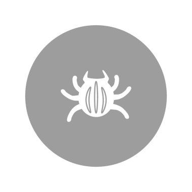 Böcek düz simgesini, vektör, illüstrasyon