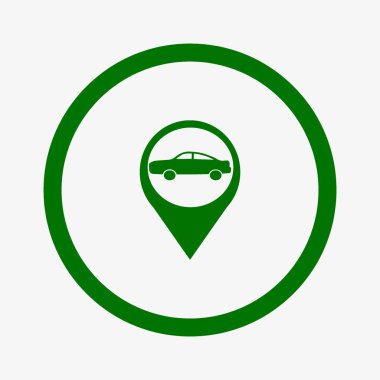 Renkli modern araba vektör çizim