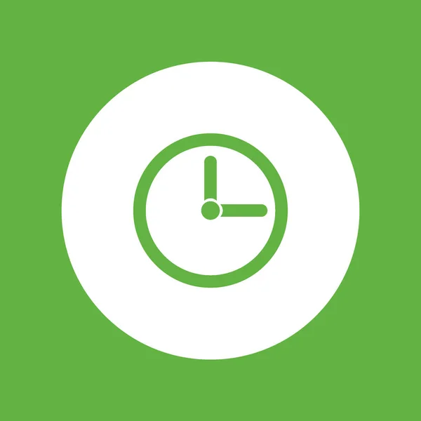 Vector Reloj Icono Web Minimalista — Archivo Imágenes Vectoriales