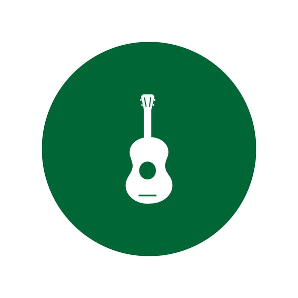 Guitar Web Icon Vector Illustration — Stock Vector