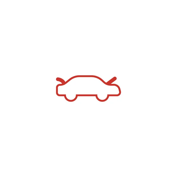 Ícone Vetor Minimalista Carro Passageiros —  Vetores de Stock