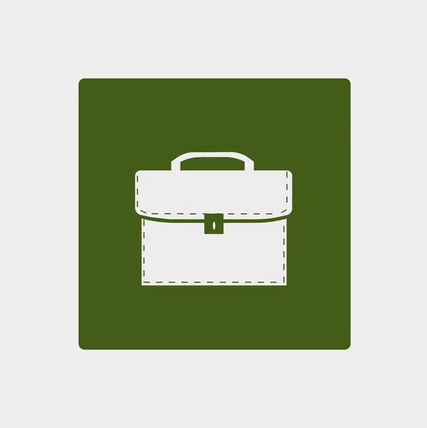 Stylový Kufřík Logo Šablona — Stockový vektor