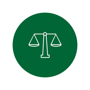 Bayan Adalet terazi vektör çizim