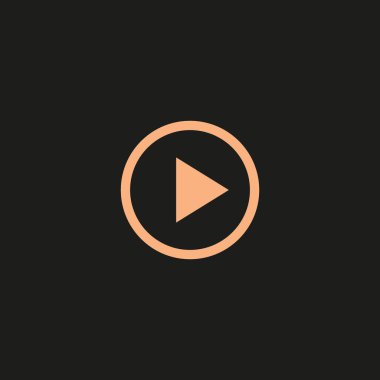 Oyun medya kontrol butonu, vektör, illüstrasyon