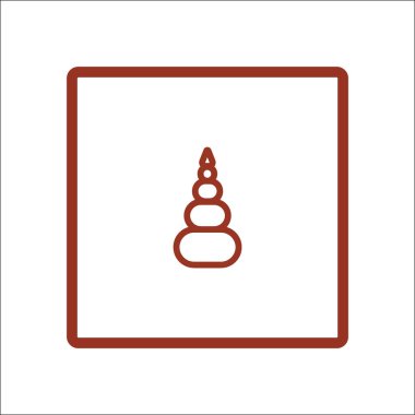 piramit diyagramı düz simgesi, iş kavramı