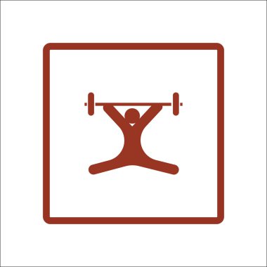 Halter düz simgesi, vektör illüstrasyonu  