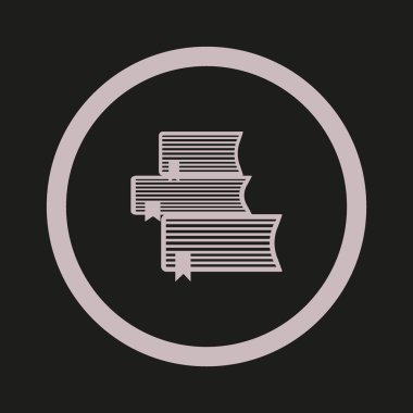 Renkli kitaplar vektör çizim