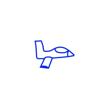 Oryantal uçak logo şablonu