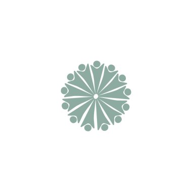 İnsanlar kutsal kişilerin resmi, vektör çizim soyut 