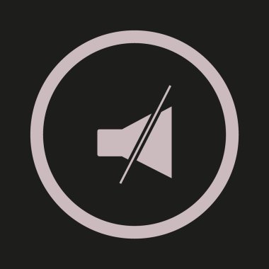 megafon basit simge vektör çizim