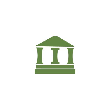 ev düz simgesi, vektör illüstrasyonu