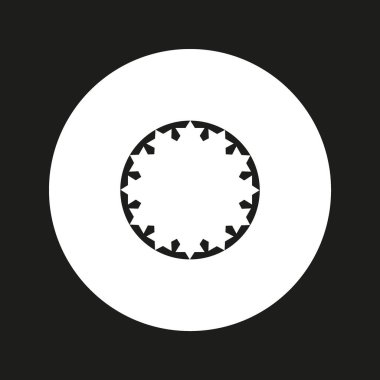 insan avatarlar düz stil ikonu, vektör çizim, ekip çalışması kavramı   