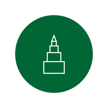 piramit diyagramı düz simgesi, iş kavramı