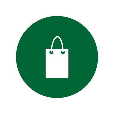 minimalist vektör simgesi alışveriş çantası