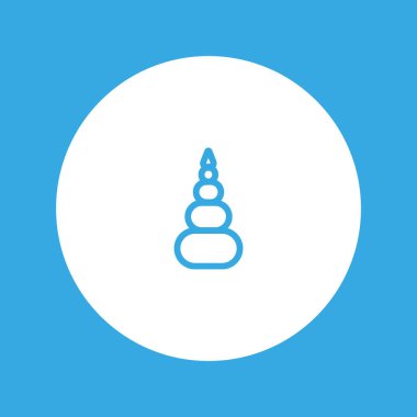 piramit diyagramı düz simgesi, iş kavramı