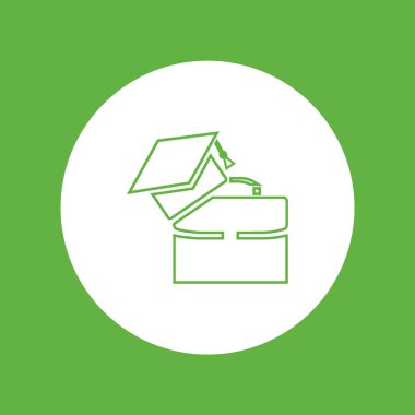 Bekarlığa veda kap Logo şablonu ile modern bavul