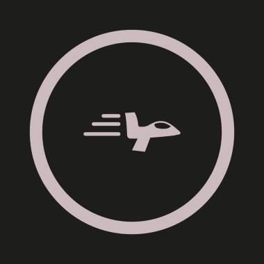 Oryantal uçak logo şablonu