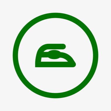 demir düz simgesine basın