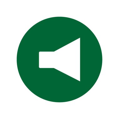 megafon basit simge vektör çizim