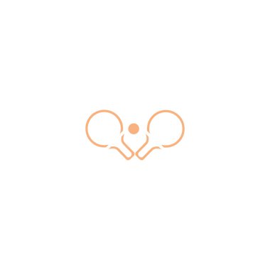 Raketleri ve tenis oynamak için topu illüstrasyon vektör