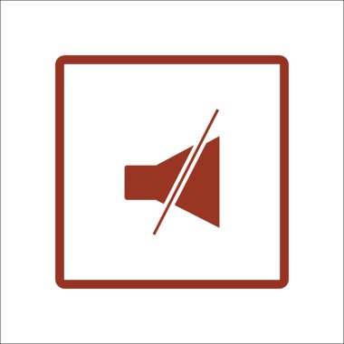 megafon basit simge vektör çizim