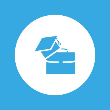 Bekarlığa veda kap Logo şablonu ile modern bavul