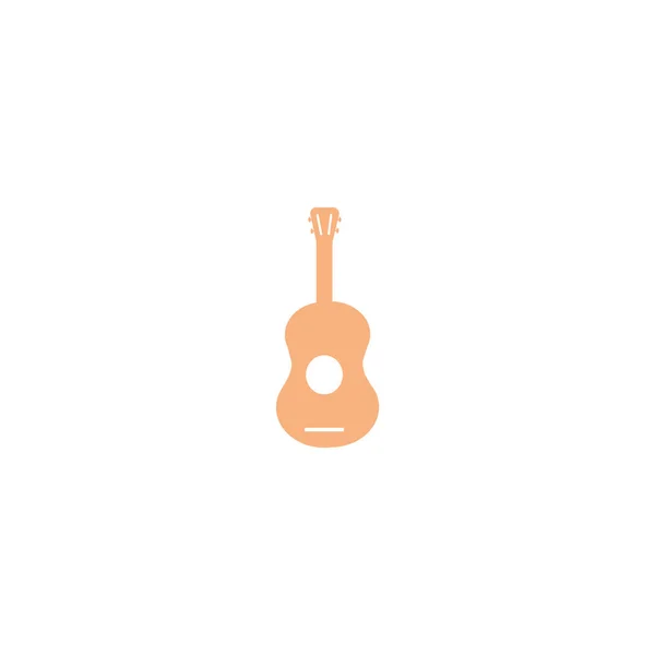 Icono Web Guitarra Ilustración Vectorial — Vector de stock