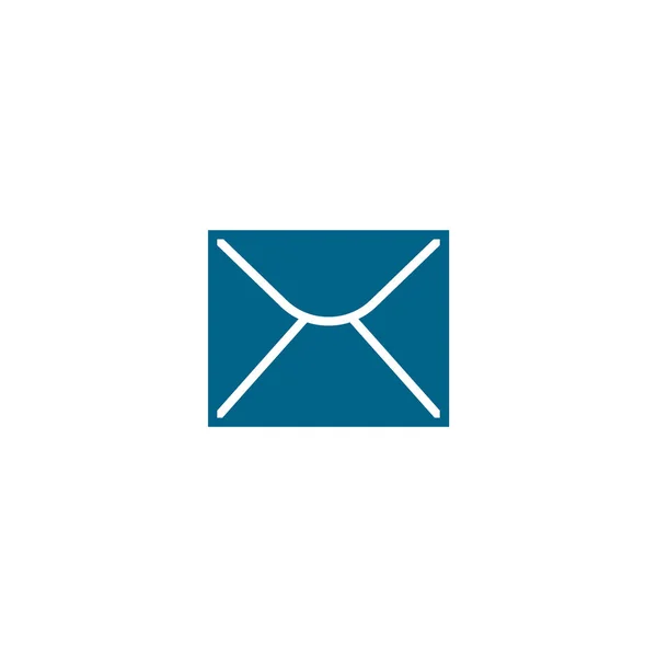 Ícone Vetor Minimalista Envelope Carta —  Vetores de Stock