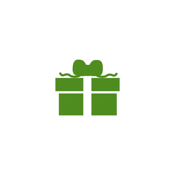 Minimalisitc Vector Icon Gift Box — Stock Vector