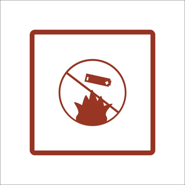 Символ Значка Батареї Векторна Ілюстрація — стоковий вектор