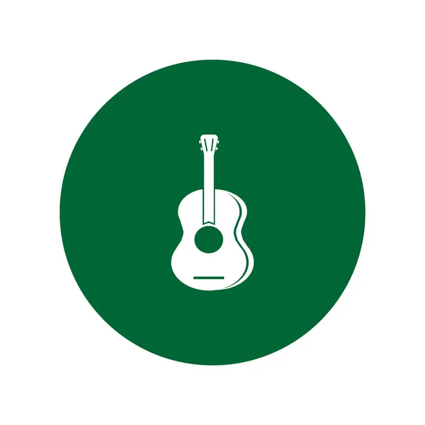 Guitar Web Icon Vector Illustration — Stock Vector