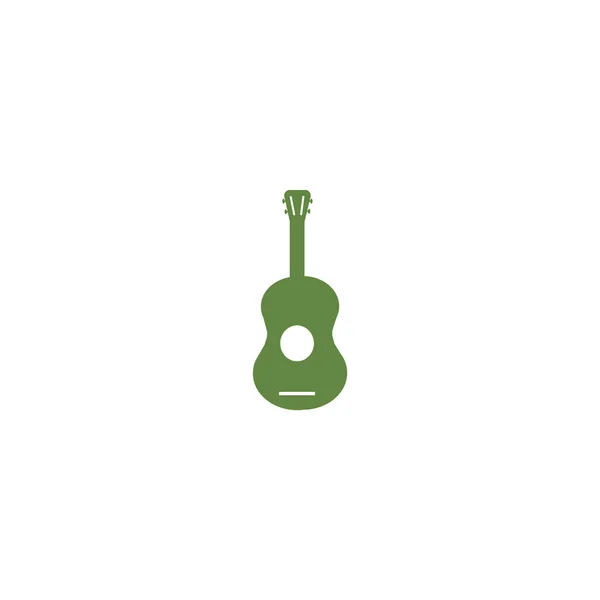 Het Pictogram Van Het Web Van Gitaar Vectorillustratie — Stockvector