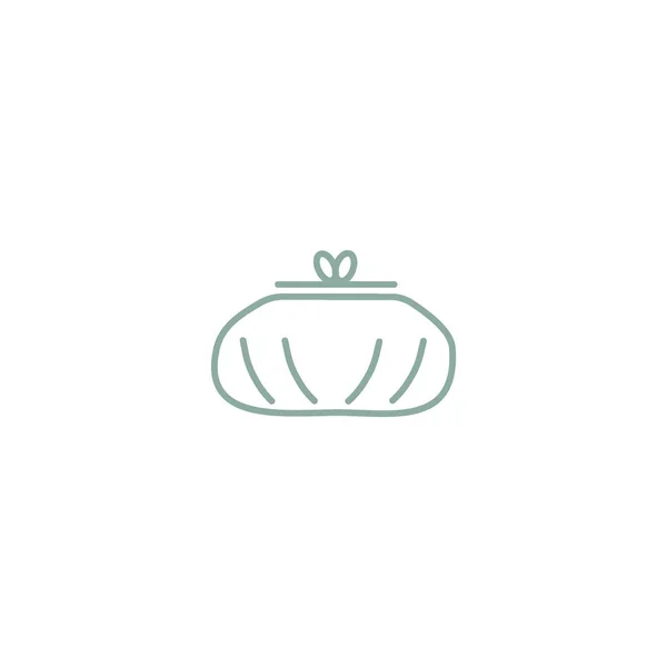 Cute Female Wallet Logo Template — Stock Vector